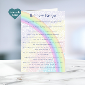 rainbow bridge card